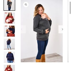 LATCHED MAMA harbor snap nursing pullover
